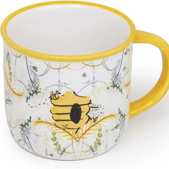 Bee Haven Ceramic Coffee Tea Mug Set of 2 - Picture 2 of 8